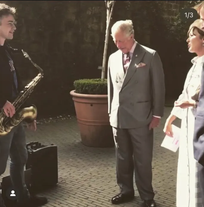 Jonny with King Charles